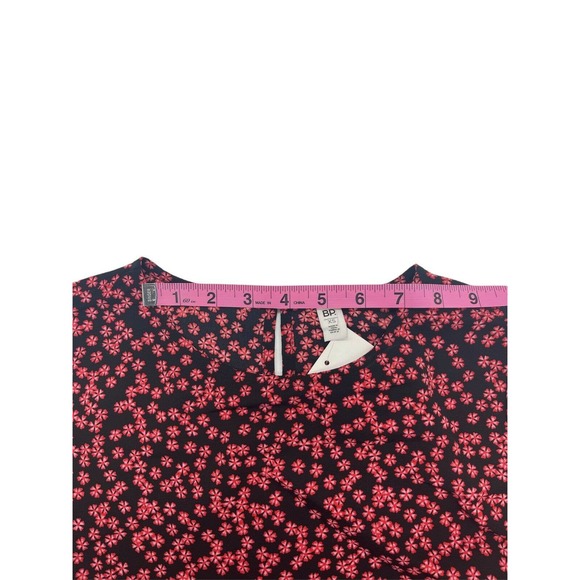BP Black Graphic Blooms Long Sleeve Dress Size XSmall - Picture 10 of 12